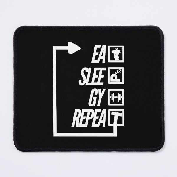 Item preview, Eat Sleep Gym Repeat designed and sold by TheUnknown93.