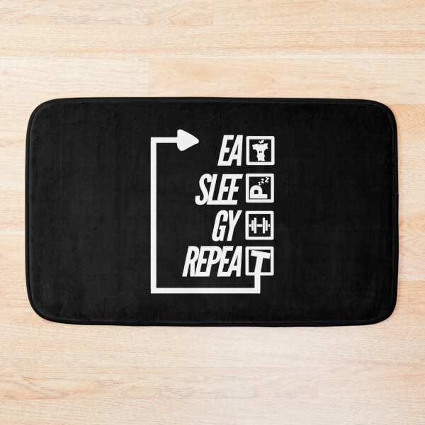 Item preview, Eat Sleep Gym Repeat designed and sold by TheUnknown93.
