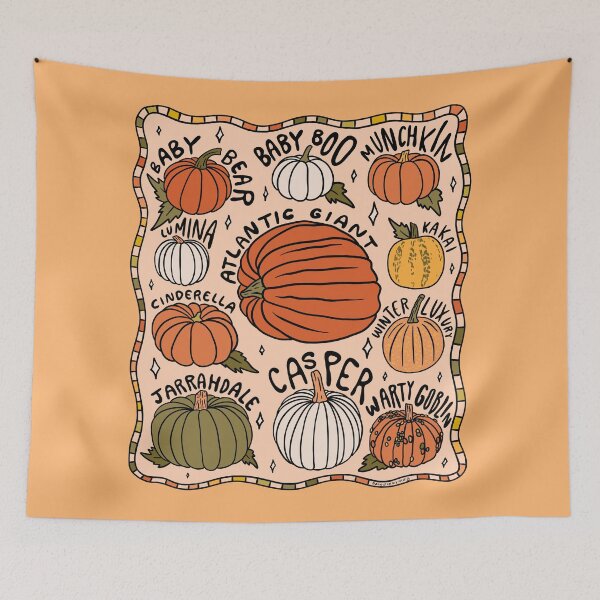 Item preview, Types of Pumpkins designed and sold by doodlebymeg.