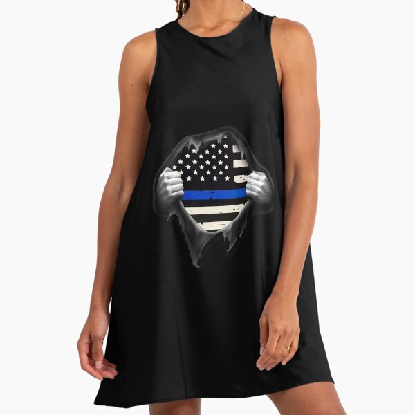 Thin Blue Line Dresses for Sale | Redbubble