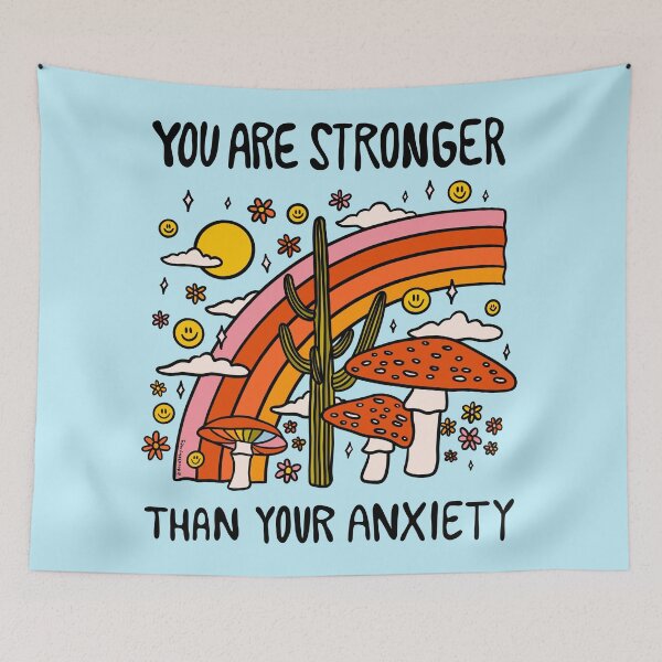 Item preview, Stronger Than Your Anxiety designed and sold by doodlebymeg.