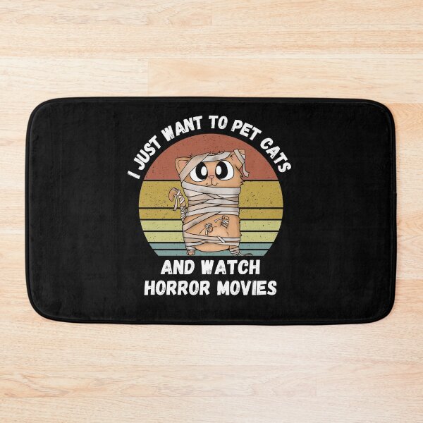 Item preview, Halloween, I Just Want To Pet Cats And Watch Horror Movies designed and sold by ShowMePride.