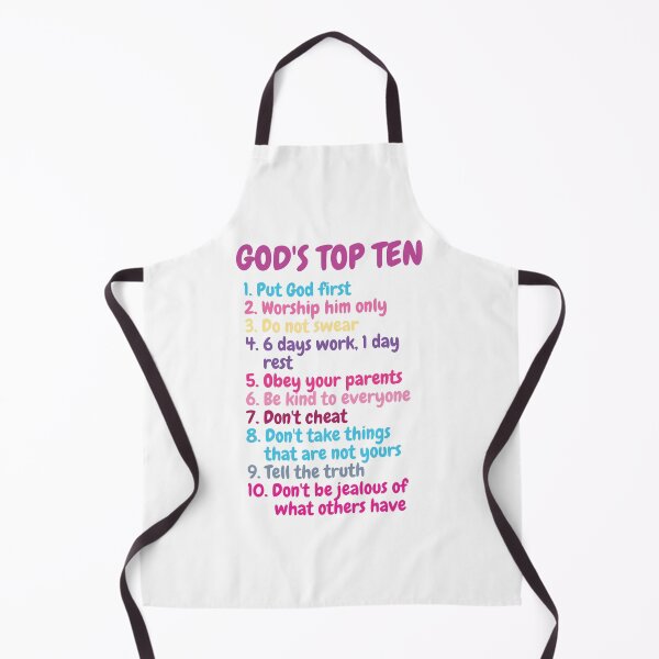 Item preview, Ten Commandments for Kids God's Top Ten designed and sold by MimsTees.
