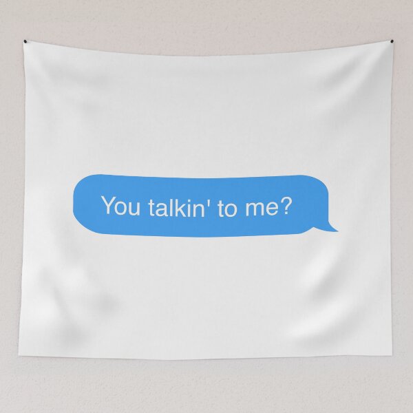 Aperçu de l'œuvre tu me parles? message créée et vendue par Maple Design Studio.