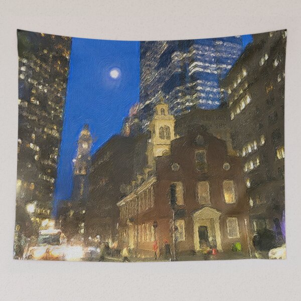 Item preview, Moon Over Boston designed and sold by Autumn Seas Photography.