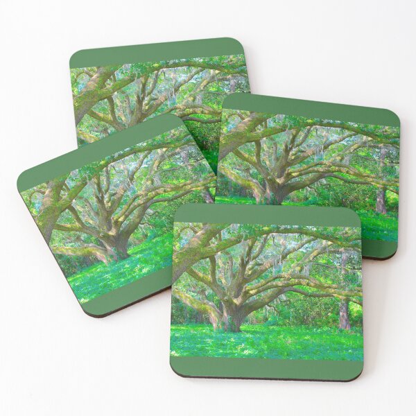 Item preview, Spanish Moss in Live Oak Tree designed and sold by InkyandCotton.