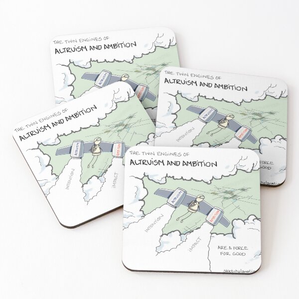 Item preview, Altruism and ambition designed and sold by Sketchplanations.