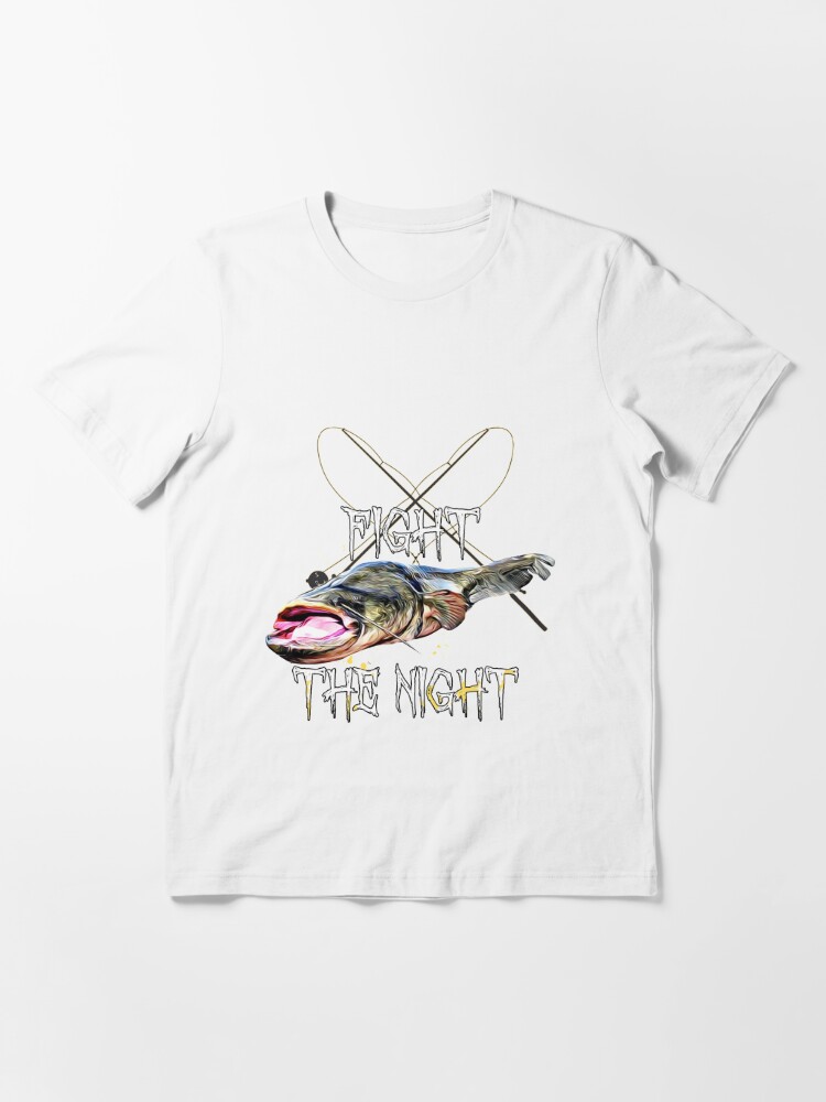 Catfish Fishing Design For Fishermen And Women - Redbubble Fishing Essential T-shirt