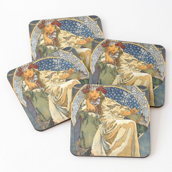 Item preview, Princess Hyacinth Alphonse Mucha Art Nouveau 1911 designed and sold by digitalvintage.