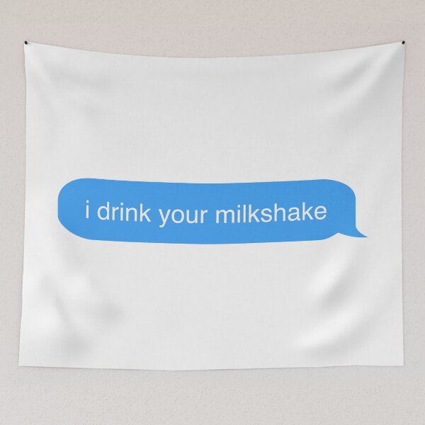 Aperçu de l'œuvre je bois ton milkshake imessage créée et vendue par Maple Design Studio.