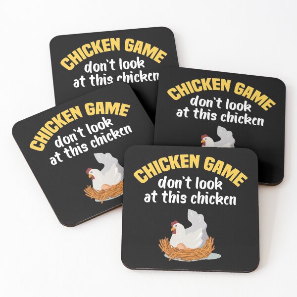 Item preview, Chicken Game don't look at this chicken - Black designed and sold by AkerArt.