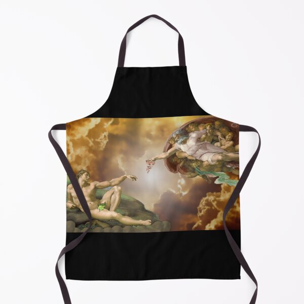 Artikelvorschau, The Creation of Pizza (Moderne Reproduktion von The Creation of Adam) entworfen und verkauft von Verdant Rose Studio.