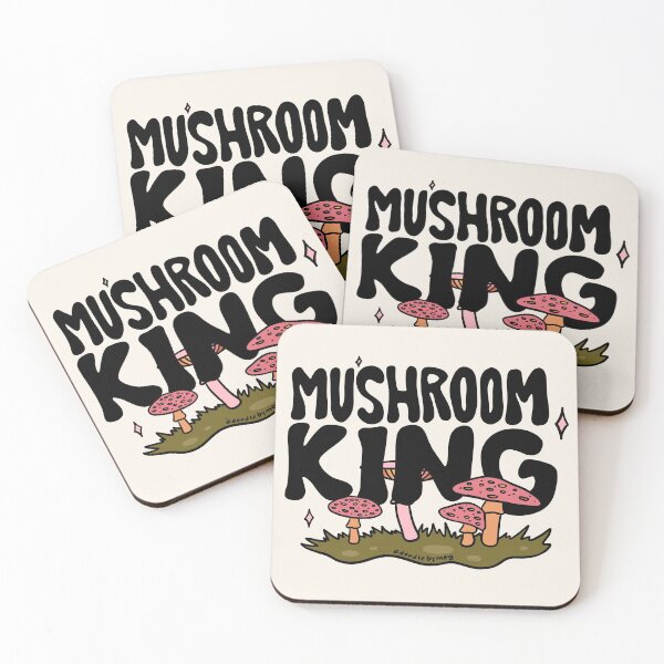 Item preview, Mushroom King designed and sold by doodlebymeg.