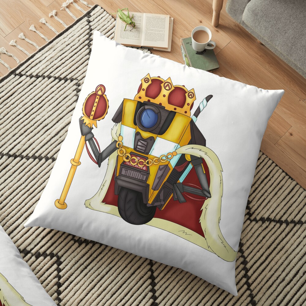 Borderlands King Claptrap Floor Pillow