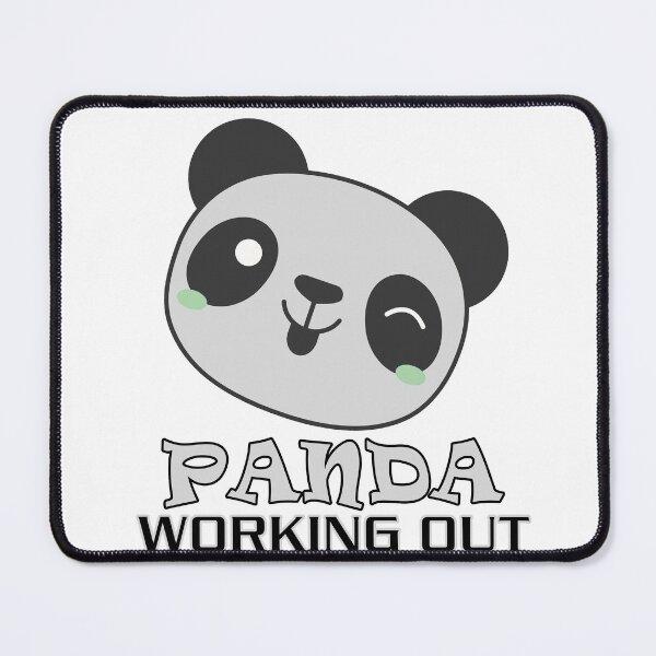Item preview, Panda working out, Fun Art Design designed and sold by Kenvis-edu.