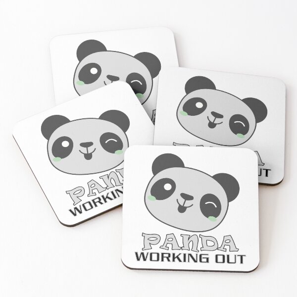 Item preview, Panda working out, Fun Art Design designed and sold by Kenvis-edu.