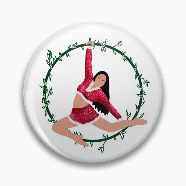 Item preview, Aerial hoop/lyra Christmas card designed and sold by HalfmoonCreativ.