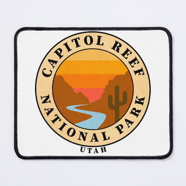 Item preview, Capitol Reef National Park Utah Vintage Retro Travel Camping, Hiking, Climbing Adventure Mountain designed and sold by tmartinezta.