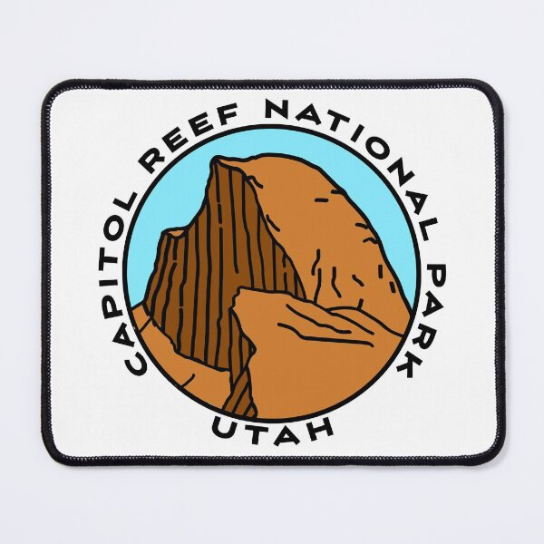 Item preview, Capitol Reef National Park Utah Vintage Retro Travel Camping, Hiking, Climbing Adventure Mountain designed and sold by tmartinezta.