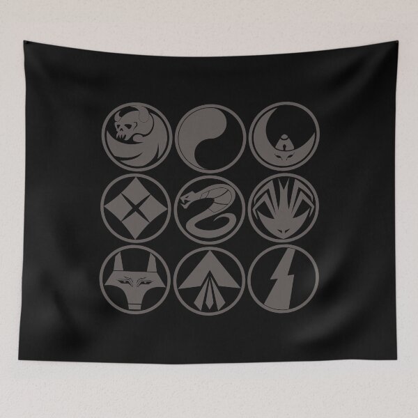 Item preview, Yoroiden Samurai Troopers 9 symbols v2logo / 鎧伝サムライトルーパー designed and sold by JCBA.