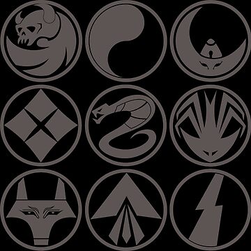 Yoroiden Samurai Troopers 9 symbols v2logo / 鎧伝サムライ