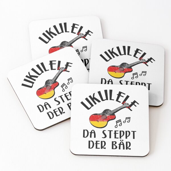 Item preview, Da steppt der Bär - Ukulele with the German flag designed and sold by DeliriousSteve.