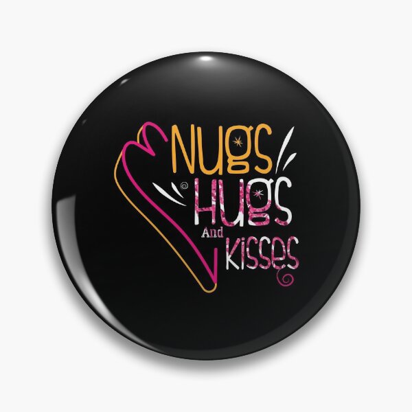 Artikelvorschau, Nugs, Hugs and Kisses, lustiges Geschenk mit großem Herzen und Kuss darauf! entworfen und verkauft von Usoubmaster.