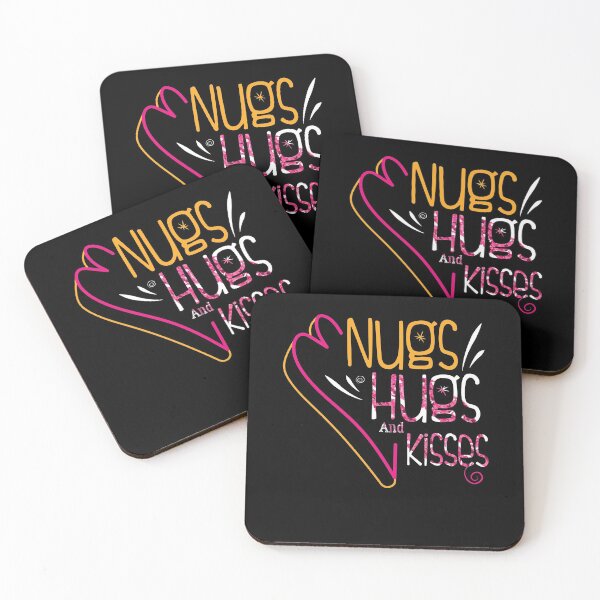 Item preview, Nugs, Hugs and Kisses funny Gift with Big Heart and Kiss on it! designed and sold by Usoubmaster.