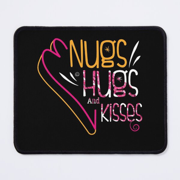 Item preview, Nugs, Hugs and Kisses funny Gift with Big Heart and Kiss on it! designed and sold by Usoubmaster.