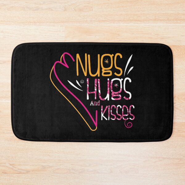 Item preview, Nugs, Hugs and Kisses funny Gift with Big Heart and Kiss on it! designed and sold by Usoubmaster.