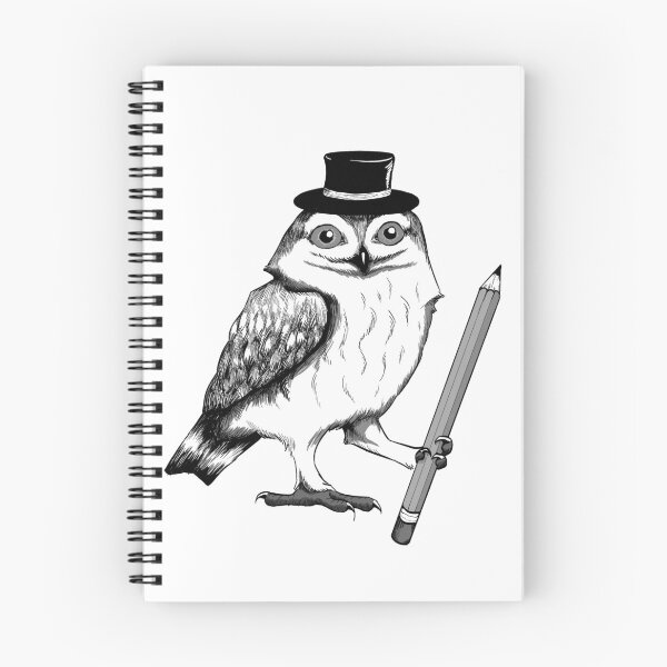 Item preview, Knowledge Owl designed and sold by ZombyCatArt.