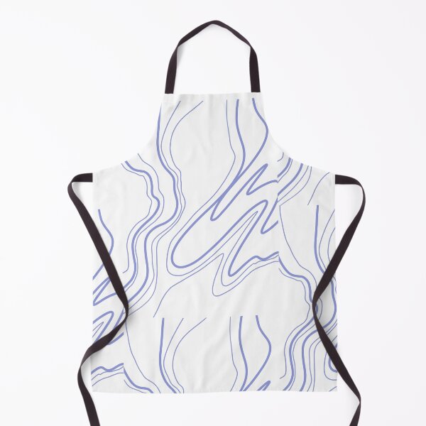 Item preview, blue wiggle Line art work designed and sold by tenkenryujin.