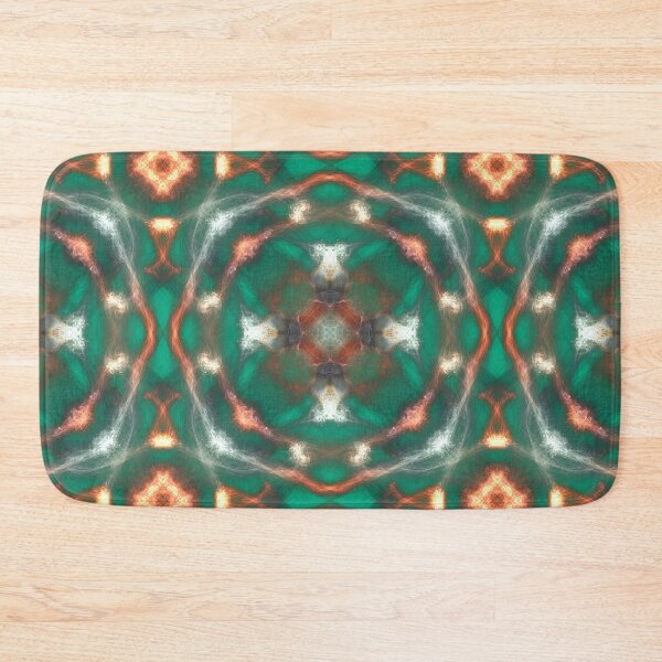 Item preview, Sacred Unakite ~ Green And Orange Abstract Fractal Mandala Art designed and sold by Ascension Vibrations.