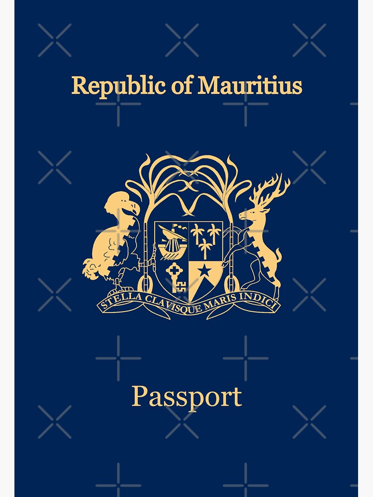 Mauritius Passport Sticker For Sale By Hakvs Redbubble 7984
