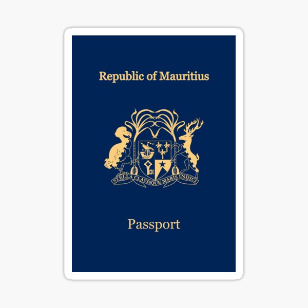 Mauritius Passport Sticker For Sale By Hakvs Redbubble 9026