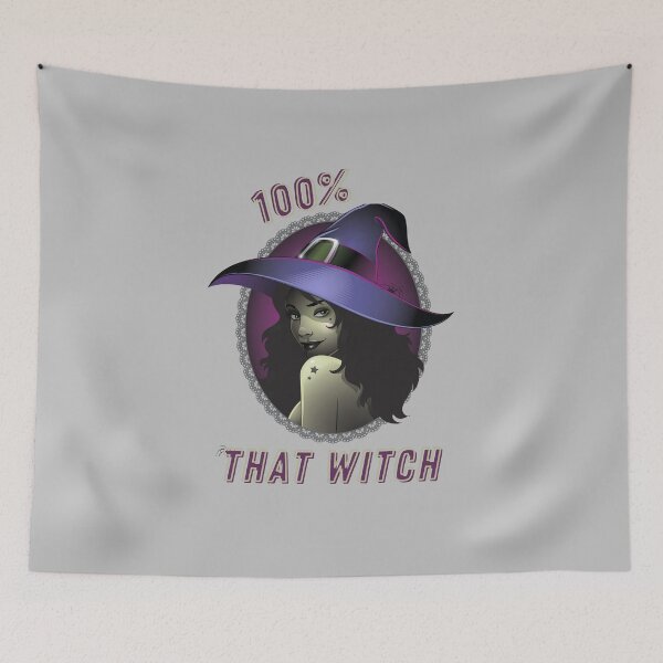 Item preview, 100% That witch - Funny witch saying designed and sold by Theleochick.