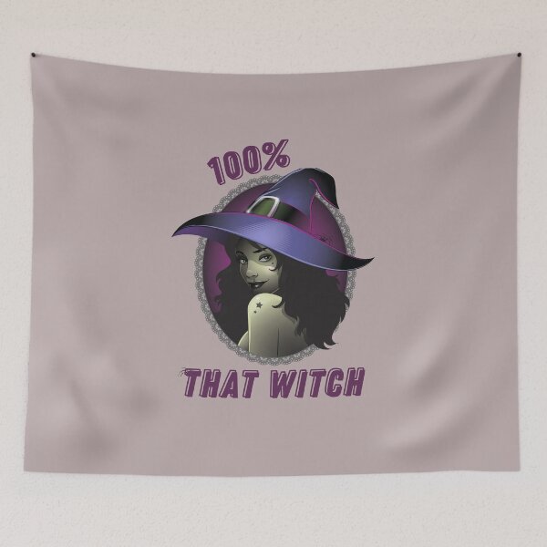 Item preview, 100% That witch - Funny witch saying designed and sold by Theleochick.
