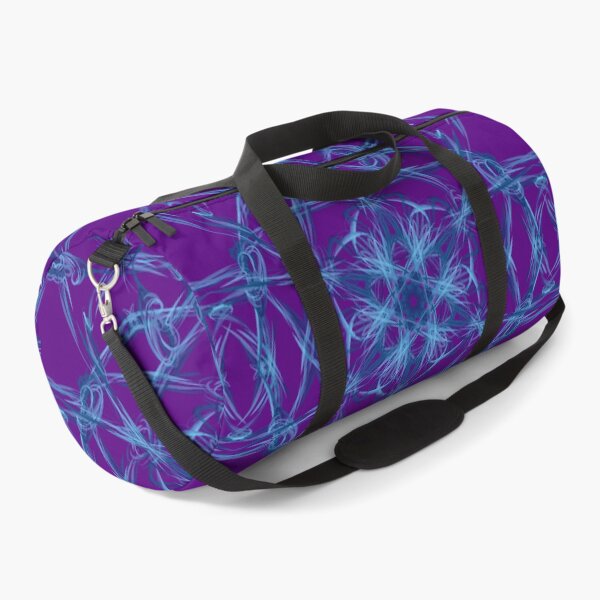 Item preview, Atomic Disco ~ Blue and Purple Abstract Fractal Mandala Art designed and sold by Ascension Vibrations.