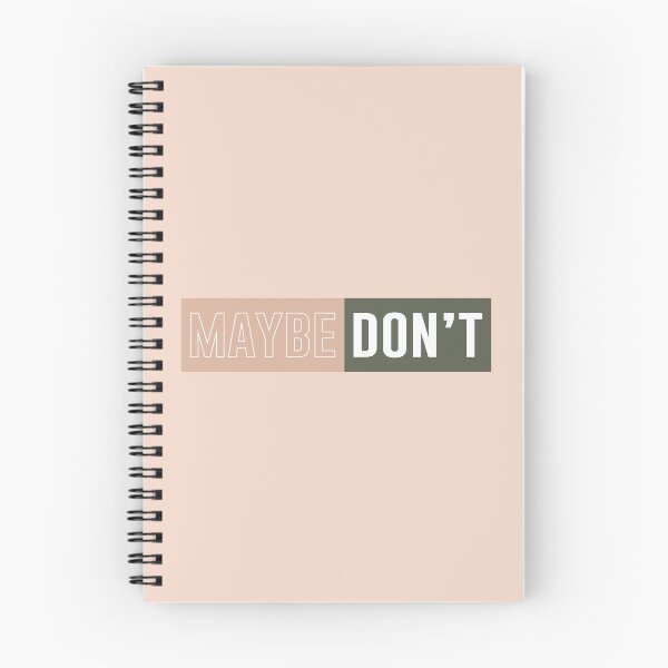 Item preview, Maybe Don't designed and sold by TheGeniesLamp.