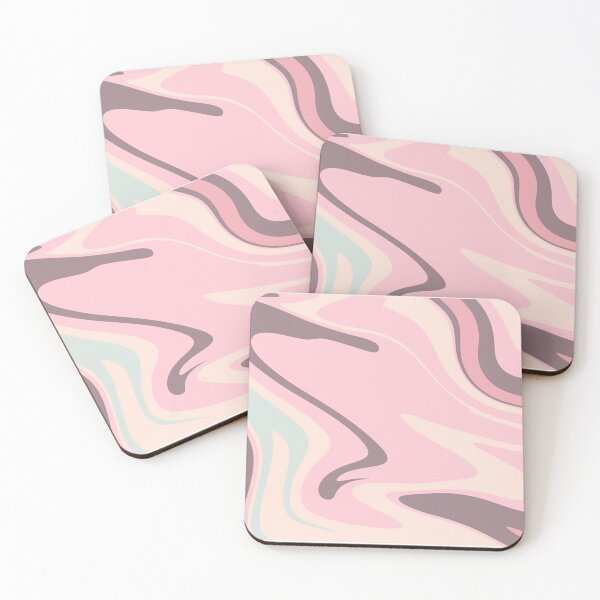 Item preview, Creamy Pink Purble and Blue Combinaton Liquid Marble Texture designed and sold by NECHSTORE.