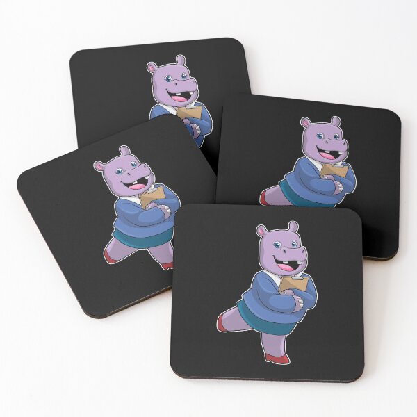 Item preview, Hippo as Secretary with Notepad designed and sold by Snabdesign84.
