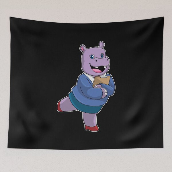 Item preview, Hippo Secretary Clipboard Office designed and sold by Snabdesign84.
