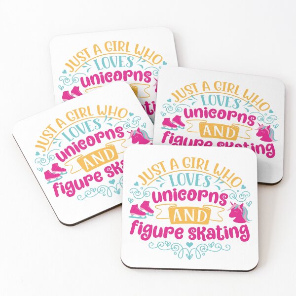 Item preview, Just A Girl Who Loves Unicorns And Figure Skating designed and sold by TripleTriple.