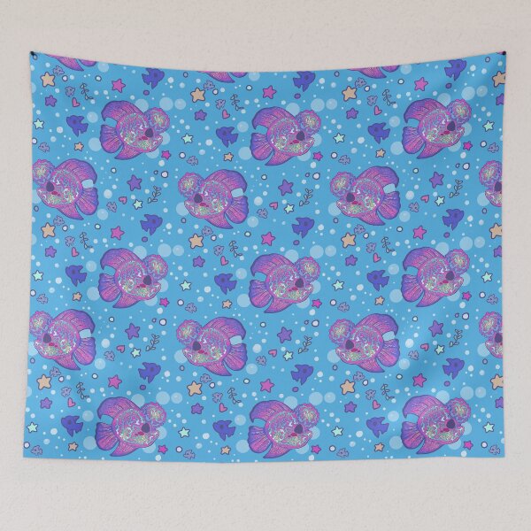 Item preview, Flowerhorn Kawaii Art Fish designed and sold by MandyKoolArt.