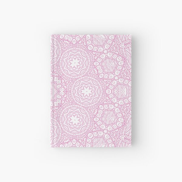 Pink pattern Hardcover Journal
