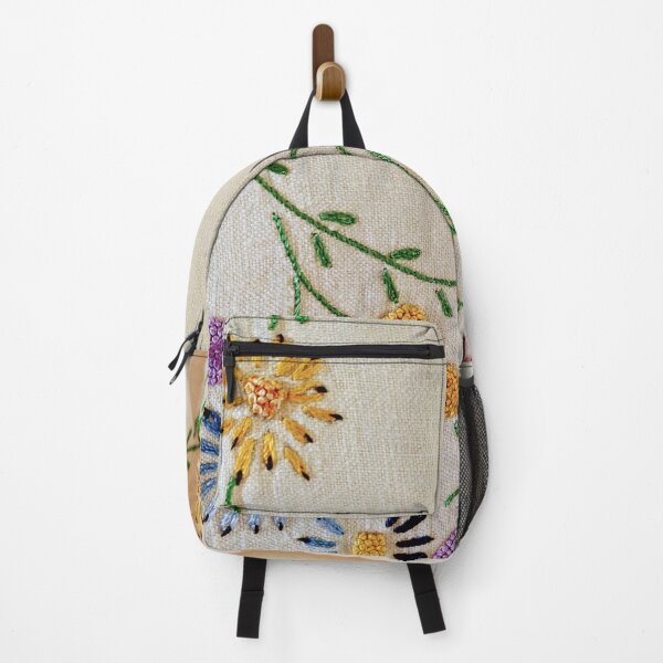 Item preview, Vintage Linen with Colorful Retro Embroidery  designed and sold by TrystaLC.