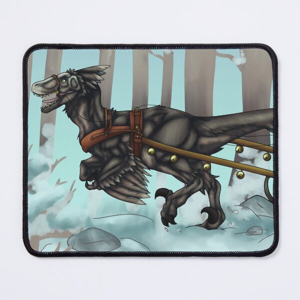 Item preview, Raptor Sleigh Ride designed and sold by TheKohakuDragon.