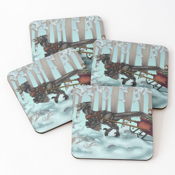 Item preview, Raptor Sleigh Ride designed and sold by TheKohakuDragon.