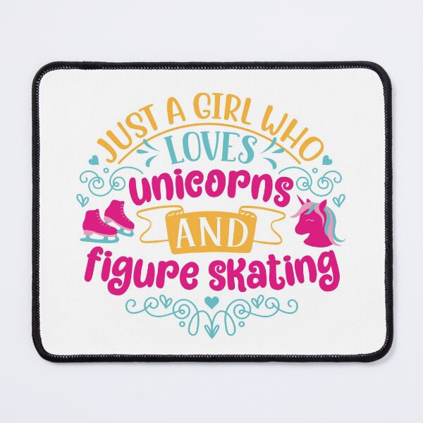 Item preview, Just A Girl Who Loves Unicorns And Figure Skating designed and sold by TripleTriple.