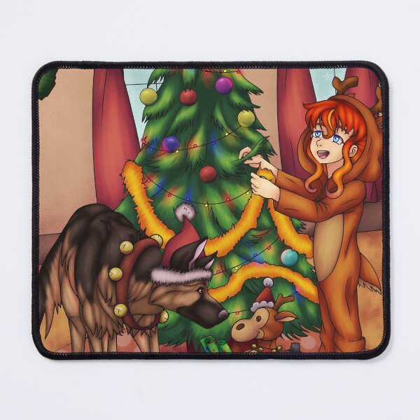 Item preview, Trimming the Christmas Tree designed and sold by TheKohakuDragon.